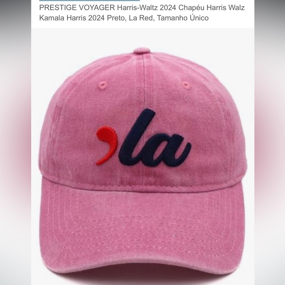 KAMALA HARRIS 2024 Hat NWOT USA PRESIDENT Election Adjustable Baseball Cap